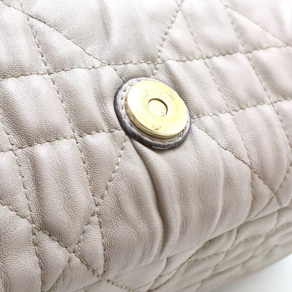 DIOR Gray Leather Shoulder Bag - Picture 8 of 9